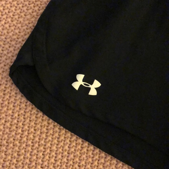 Under Armour Black Work Out Shorts! - Picture 2 of 4